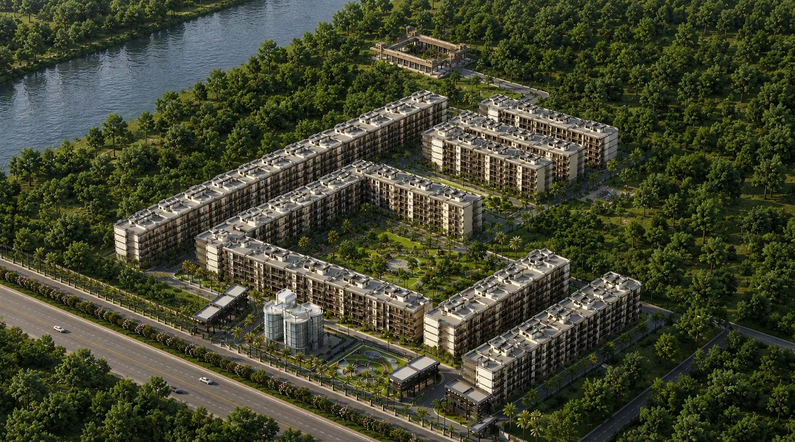 The riverfront masterplan — Golden Avenue Haridwar